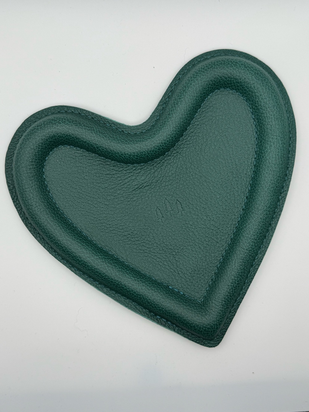 Portland Leather Goods Premium Leather Heart Shape Trinket Tray BNNU